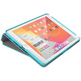 Speck Products BalanceFolio Print iPad 10.2 Inch Case and Stand (2019), Hyperbloom Floral/Skyline Blue