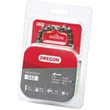 Oregon S52 AdvanceCut Chainsaw Chain for 14-Inch Bar -52 Drive Links – low-kickback chain fits Echo, Craftsman, Poulan and more