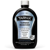 Tarn-X Metal and Silver Tarnish Remover, For Use on Sterling Silver, Silver Plate, Platinum, Copper, Gold, Diamonds - 12 Ounce Bottle