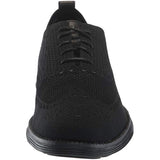 Cole Haan Men's Original Grand Knit Wing TIP II Sneaker, BLACK/BLACK, 12 M US
