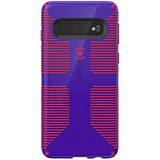 Speck Products CandyShell Grip Samsung Galaxy S10 Case, Ultraviolet Purple/Ruby