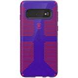 Speck Products CandyShell Grip Samsung Galaxy S10 Case, Ultraviolet Purple/Ruby Red