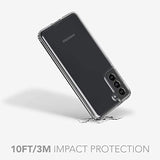 tech21 EvoClear for Samsung S21 Ultra 5G - Phone Case with 12 ft. Drop