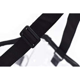 Clear Lunch Bag - Durable PVC Plastic See Through Lunch Bag with Adjustable Shoulder Strap Handle for Prison Correctional Officers, Work, School, Stadium Approved, Freezer Proof and Lead Free (Medium)