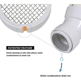 2 Inch Vent Screen Termination Cap, PVC Mesh Cap, High Efficiency Furnace PVC Vent Pipe Screen Cover for Outdoor, Round Screen Vent, Stainless 2"