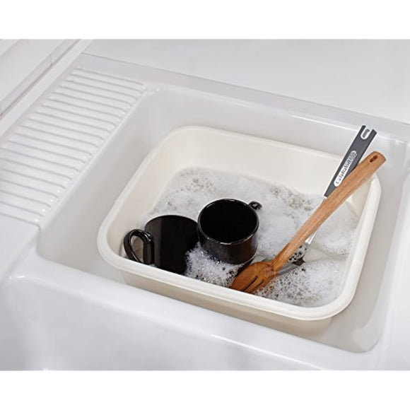 Rubbermaid 11.4 QT Dish Pan, Bisque (FG2951ARBISQU)