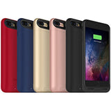 mophie 3679_JPA-IP7P-BLK Juice Pack Wireless - Qi Wireless Charging - Protective Battery Pack Case for Apple iPhone 8 Plus And 7 Plus – Black