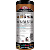 Weiman Leather Cleaner & Conditioner Wipes With UV Protection, Prevent Cracking