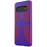 Speck Products CandyShell Grip Samsung Galaxy S10 Case, Ultraviolet Purple/Ruby Red