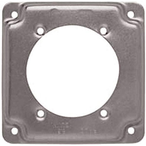 Raco 813C 0.5 in. Rise Corner Square Box Cover - 4 in.