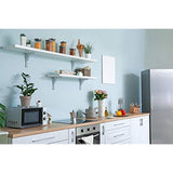 Set of 5 Glass Kitchen Canisters with Airtight Stainless-Steel Lid - Dishwasher Safe, Storage Jars for Kitchen, Bathroom & Pantry Organization, Ideal for Flour, Sugar, Coffee, Cookie Jar, Candy, Snack