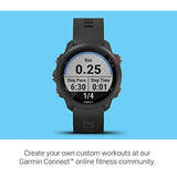 Garmin Forerunner 245 Music, GPS Running Smartwatch with Music and Advanced Dynamics, Black