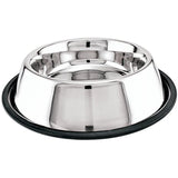 Pro Select Stainless Steel X-Super Heavyweight Non-Tip Pet Bowl, 6-1/2-Inch, 1-Quart