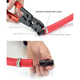 Pexflow Stainless Steel Cinch Clamps - PXKT-CR34-50 3/4 Inch Corrosion Resistant Oetiker Style Pinch Clamps for Radiant Heating, Domestic Water & Other Plumbing Applications (Pack of 50)