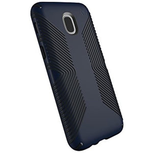 Speck Products Presidio Grip Samsung Galaxy J3 Case (fits Verizon J3 V 3rd Gen, AT&T Express Prime 3; Cricket Amp Prime 3, Sol 3; T-Mobile J3 Star), Eclipse Blue/Carbon Black (112321-6587)