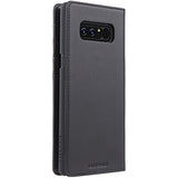 Case-Mate Note 8 Case - WALLET FOLIO - Black - Real Leather - Slim Design for Samsung Galaxy Note 8 - Black