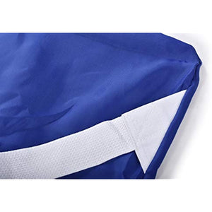 Shoulder Strap Laundry Bag - Drawstring Locking Closure, Durable Nylon Material, Large Capacity, Heavy Duty Stitching, Hands Free Carrying, Perfect for Laundromat or College Dorm. (Blue | 30" x 40")