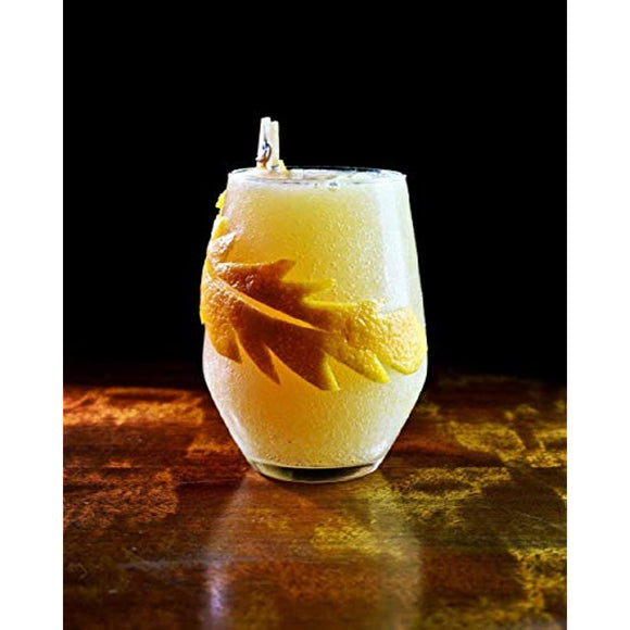 Stemless Wine Glasses [Set of 12] Elegant Wine Glass Great For White Or Red Wine, 19oz. Clear Glass