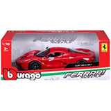 Bburago 1:18 Scale Ferrari Race and Play LaFerrari Diecast Vehicle (Colors May Vary)