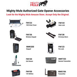 Mighty Mule MM371W Automatic Gate Opener (SMART), Single, BLACK