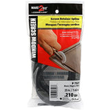 Prime-Line P 7527 Screen Retainer Spline, .210-in, 25-feet, Black