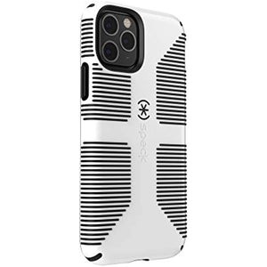 Speck CandyShell Grip iPhone 11 Pro Case, White/Black (128835-1909)