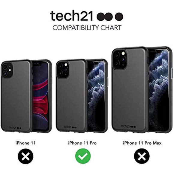 tech21 Studio Colour Mobile Phone Case - Compatible with iPhone 11 Pro - Slim Profile and Drop Protection, Cornflour Blue