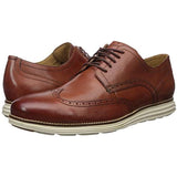 Cole Haan Men's Original Grand Shortwing Oxford Shoe, Woodbury Leather/Ivory, 13 Medium US