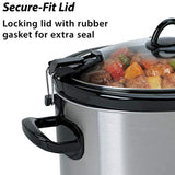 Crock-Pot SCCPVL600-S Crockpot, 6 Qt, Stainless