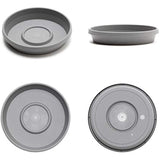 Classic Round Planter Saucer - The HC Companies 20-Inch Flower Pot Drip Trays for Planters, Pairs w/ 20" Chocolate Classic Planter LIA20000E21 Chocolate (SLI20000E21)