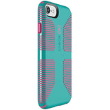 Speck Products CandyShell Grip iPhone SE 2020 Case Fits iPhone 8/7/6S/6 - Caribbean Blue/Bubblegum Pink