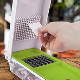 Onion Chopper Pro Vegetable Chopper Slicer Dicer Cutter - Strongest NO MORE TEARS 80% Heavier Duty Cheese & Veggie Chopper - Food Chopper Kitchen Cutter Dicer with 2 Blades