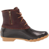 Sperry Womens Saltwater Boots, Tan/Dark Brown, 9 Wide