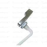 Toilet Tank Flush Lever Replacement for Mansfield, Chrome Finish Handle