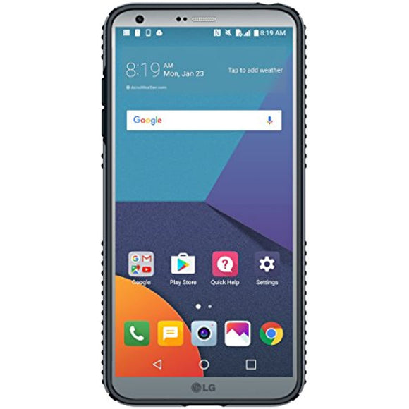Speck Products Presidio Grip Cell Phone Case for LG G6 - Graphite Grey/Charcoal Grey
