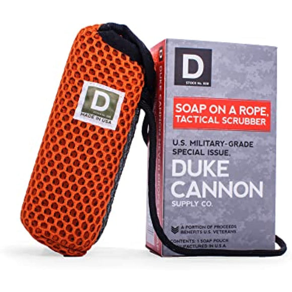 Duke Cannon Supply Co. Tactical Scrubber Soap On a Rope Pouch - Bath and Shower