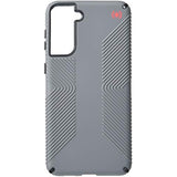 Speck Products Presidio2 Grip Samsung Galaxy S21+ 5G Case, Graphite Grey/Black/Bold Red