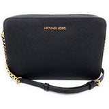 Michael Kors Jet Set Large East West Crossbody Black Saffiano