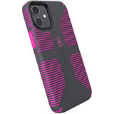 Speck Products CandyShell Pro Grip iPhone 12 Mini Case, Slate Grey/It’s a Vibe Violet (137595-9230)