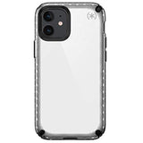 Speck Products Presidio2 Armor Cloud iPhone 12 Mini Case, Clear/Black/White