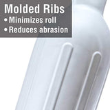 SEACHOICE Twin Eye Ribbed Fender 8-1/2" x 27" 79031 White