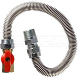 Flextron FTGV-01F01F-2 Gas Ball Valve with 1 In Fip x 1 In FIP Fitting for Gas Connectors With Quarter Turn Lever Handle, Brass Construction, Excellent Corrosion Resistance, CSA Approved (Pack of 2)