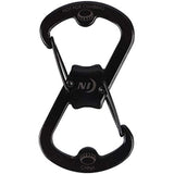 Nite Ize Ahhh Dual Bottle Opener, S-Biner Dual Carabiner with Double-Sided Bottle Openers, Black