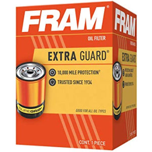 Fram PH7317 Extra Guard 10K Mile Change Interval Spin-On Oil Filter, black