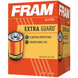 Fram PH7317 Extra Guard 10K Mile Change Interval Spin-On Oil Filter, black