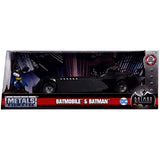 DC Comics 1:24 Batman Animated Series Batmobile Die-cast Car with 2.75" Batman Figure, Toys for Kids and Adults