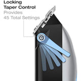 Conair Custom Cut 18-Piece Haircut Kit, Stainless Steel/Blue