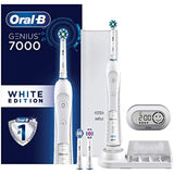 Oral-B 7000 SmartSeries Electric Toothbrush with Bluetooth Connectivity and Travel Case, White