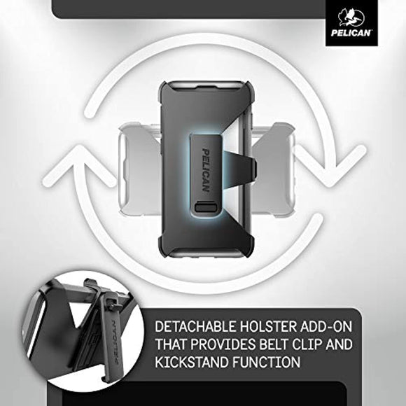 Pelican Samsung Galaxy S10 Case - Voyager (Clear/Grey)