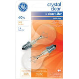 BULB 40W A15 CLR 2PK